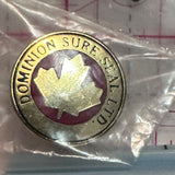 Dominion Sure Seal Ltd Canada Logo  Lapel Pin