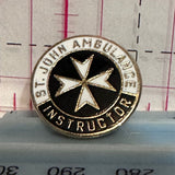 St John Ambulance Insturctor Logo  Lapel Pin