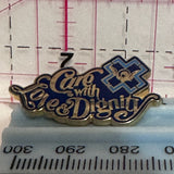Care with Love & Dignity Logo  Lapel Pin