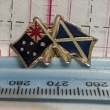 Australia Scotland Friendship Flags  Lapel Pin
