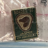 Roadeo '93 Jasper 10th Anniversary Beaver  Lapel Pin