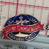 Golden Circle Sliver Celebration Logo  Lapel Pin
