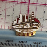 Strathcona Refinery ESSO CAER Logo  Lapel Pin