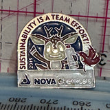 Red Deer Canada Games 2019 Sustainability is a Team Effort Nova Chemicals  Lapel Pin