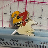 Calgary Stampeders 2&7 1989 CFL Football TV  Lapel Pin