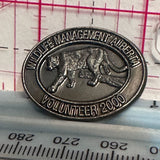 Wildlife Management Alberta Volunteer 2000 Cougar  Lapel Pin