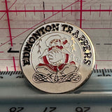 Edmonton Trappers Mascot Baseball  Lapel Pin