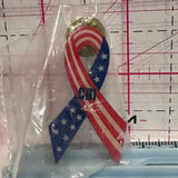 CDI American Flag Ribbon  Lapel Pin
