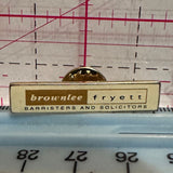 Brownlee Fryett Barristers and Solicitors  Lapel Pin