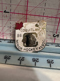 Coquitlam 86 87 Minor Hockey Assoc Logo  Lapel Pin