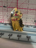 Old Cowboy Riding Bucking Horse Rodeo  Lapel Pin