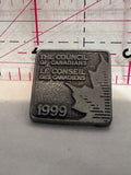 The Coucil of Canadians Le Conseil Des Canadiens 1999 Logo  Lapel Pin