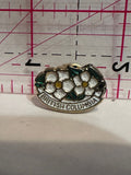 British Columbia Dogwood Flowers  Lapel Pin