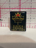 Alberta Canada 1867 1992 Logo  Lapel Pin