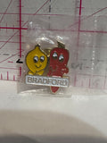 Bradford Ontario Onion Carrot Mascots  Lapel Pin