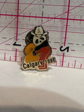 Calgary Stampede 1988 Panda Bear Channel 2 & 7  Lapel Pin