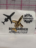 Bombardier Aeronautique Plane Jet  Lapel Pin