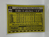 # 38T Billy Hatcher  Cincinnati Reds 1990 Topps Baseball Cards