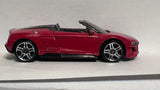 Red 2019 Audi R8 Spyder GHB28 ©2019 Hot Wheels Diecast Car
