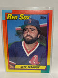 # 101T Jeff Reardon  Boston Red Sox 1990 Topps Baseball Cards