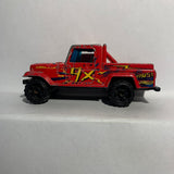 Red 9x Jeep Scrambler HW Stunt Hot Wheels Diecast Car