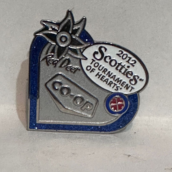 2012 Scotties Tournament of Hearts Red Deer Co-Op  Lapel Pin