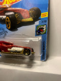 Red Ratical Racer Street Beasts GHD40 D7C5 2018 Long Card Hot Wheels Diecast Car
