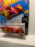 Red Hi-Tech Missile  X-Raycers GHD54 D7C5 2018 Long Card Hot Wheels Diecast Car