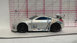 White Nissan 350Z ©2005 Hot Wheels Diecast Car