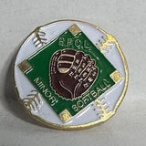 E.F.C.L. Minor Softball Logo  Lapel Pin
