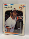 # 575 Mike Young  Baltimore Orioles 1988 Fleer Baseball Cards