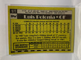 # 97T Luis Polonia  Los Angeles Angels 1990 Topps Baseball Cards