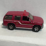 Red Fire Rescue '97 Chevy Tahoe 1997 Matchbox Diecast Car