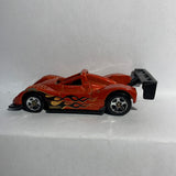 Red Flames Ferrari 333 SP Hot Wheels Diecast Car