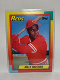 # 38T Billy Hatcher  Cincinnati Reds 1990 Topps Baseball Cards