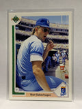 # 435 Bret Saberhagen  Kansas City Royals 1991 UD Baseball card