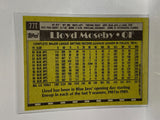 # 77T Lloyd Moseby  Detroit Tigers 1990 Topps Baseball Cards
