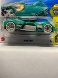 Green Slide Kick Experimotors HYY02 N521 G1 2025 Short Card Hot Wheels Diecast Car