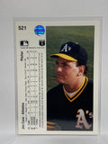 # 521 Jim Corsi  Oakland Athletics 1990 UD Baseball Cards