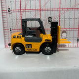 Orange Classic 53 Hercules TH600 Forklift Construction Unbranded Diecast Car