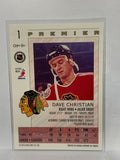 # 1 Dave Christian  Cleveland Indians 92-93 O-Pee-Chee Premier Hockey Cards