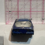 Blue 80's Corvette Hot Wheels Diecast Car