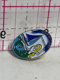 Sylvan Lake Mermaid Lighthouse Alberta  Lapel Pin
