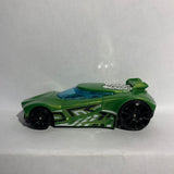 Green Chicane Track Builders Hot Wheels Diecast Car