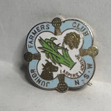 Junior Farmers Club N.S.W. Symbols Logo  Lapel Pin