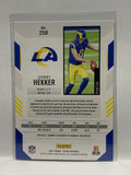 # 258 Johnny Hekker  Los Angeles Rams 2021 Score Football Cards
