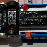 White Blue Refuse Truck #38 Superfast Matchbox Diecast Car