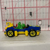 Blue Yoshi Missing Head Mario Kart Mach 8 Nintendo GBG27 Hot Wheels Diecast Car