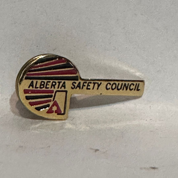 Alberta Safety Council Logo  Lapel Pin
