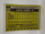 # 75T Alan Mills  New York Yankees 1990 Topps Baseball Cards